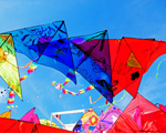 Kites in the Air in Ocean City, MD Kites in the Air in Ocean City, MD